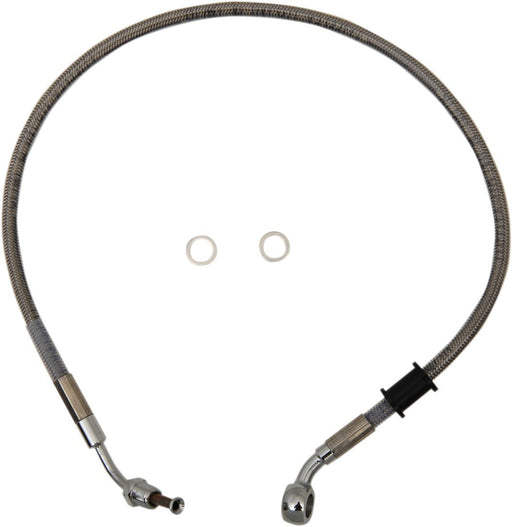 Drag Specialties Frt Brake Line Xl Ss +4 - Part #17415274 - Hogparts UK