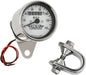 Drag Specialties 2.4" Mechanical Speedometer 2240:60 Chrome White Face - Part #DS244136 - Hogparts UK