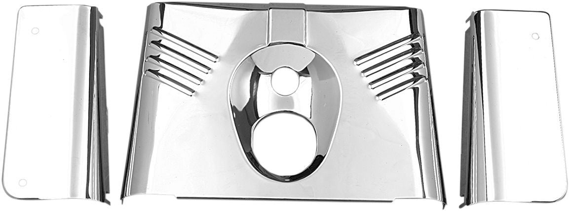 Drag Specialties Fork Tins 3-Piece Chrome - Part #DS222910 - Hogparts UK