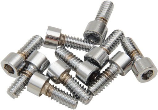 Drag Specialties Socket-Head Bolt 10-24X0.5 Smooth Chrome - Part #DS190587S - Hogparts UK