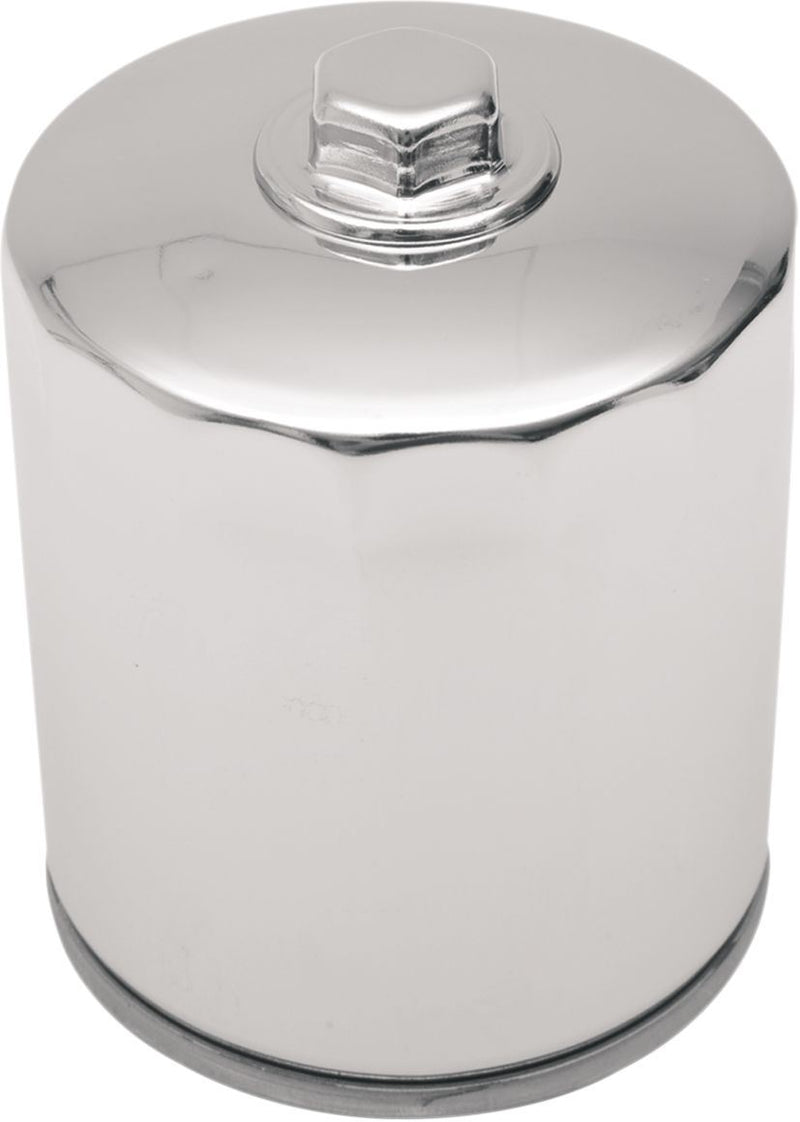 Drag Specialties Magnetic Ring Oil Filter W/ Nut Chrome - Part #07120008 - Hogparts UK