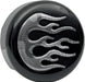 Drag Specialties Cover Horn Flame Black - Part #21070053 - Hogparts UK