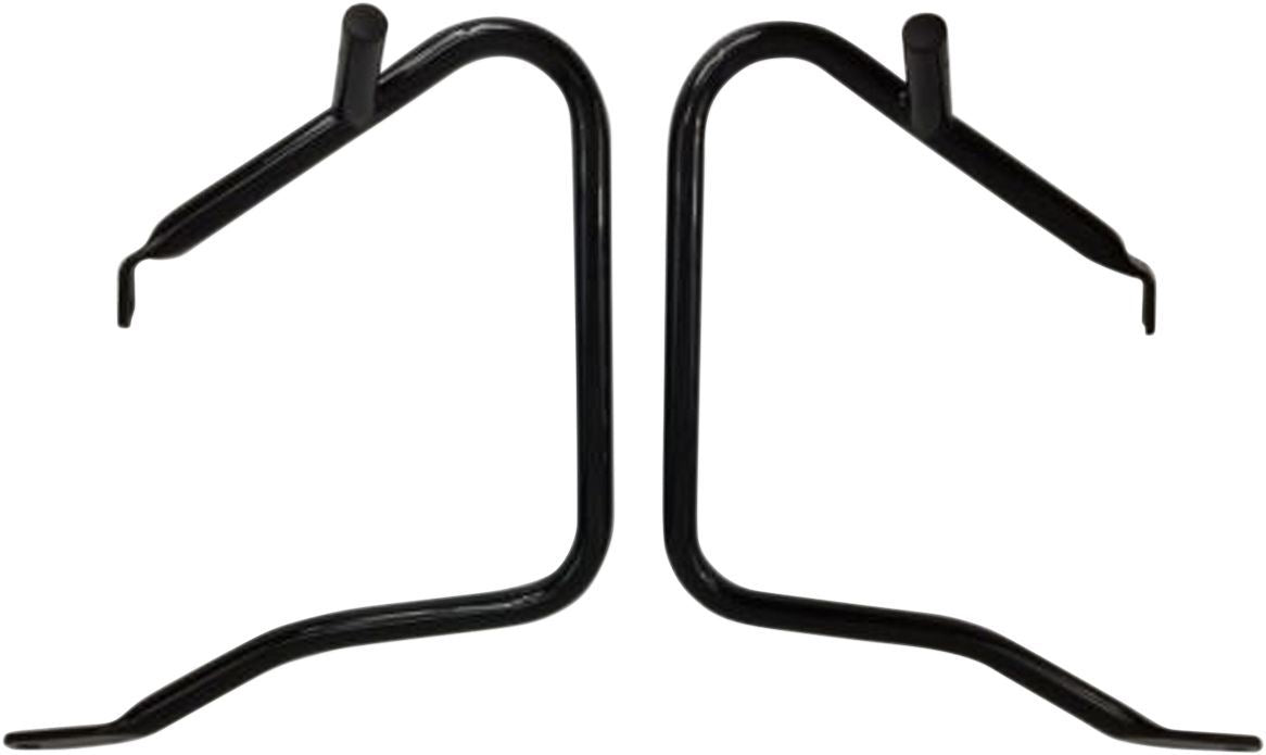 Drag Specialties Saddlebag Guards Black - Part #05051568 - Hogparts UK