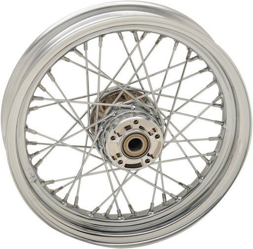 Drag Specialties Wheel 40 Spoke 16" X 3" Front Chrome - Part #02030619 - Hogparts UK