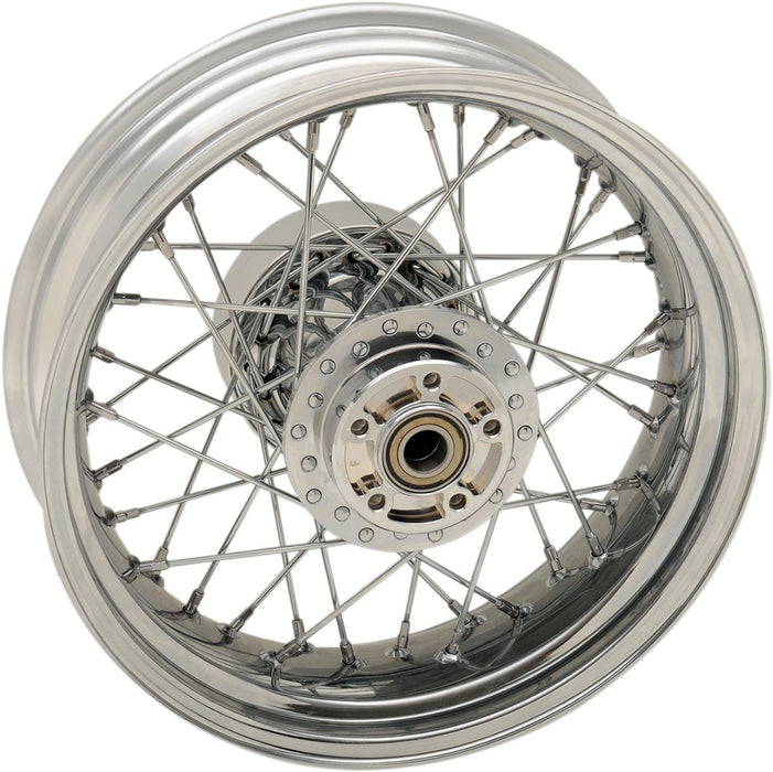Drag Specialties Wheel 40 Spoke 16" X 5" Rear Chrome - Part #02040517 - Hogparts UK