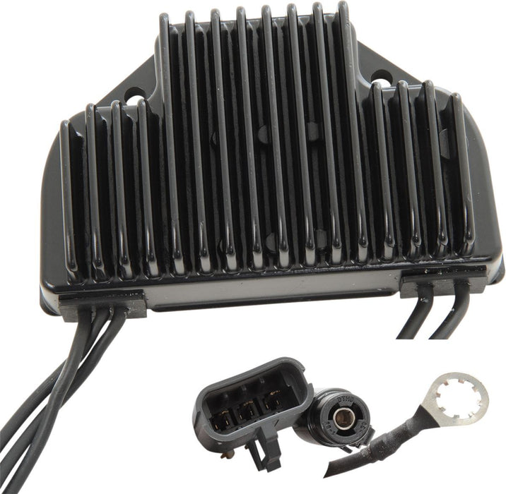 Drag Specialties Solid-State Regulator Black - Part #21120833 - Hogparts UK