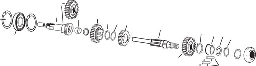 Drag Specialties Transmission Mainshaft Bearing Hd Xl 4-Speed - Part #11060010 - Hogparts UK