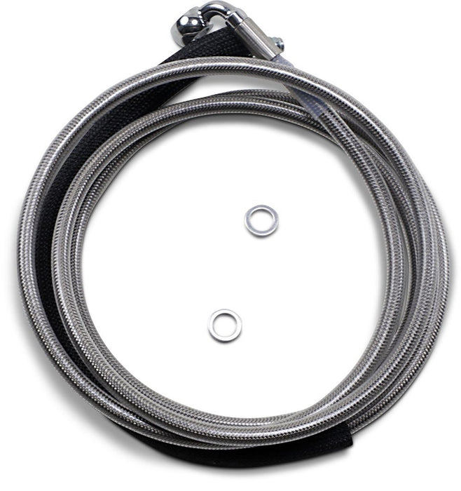 Drag Specialties Clutch Line Stainless Steel + 4" Hydraulic - Part #06610025 - Hogparts UK