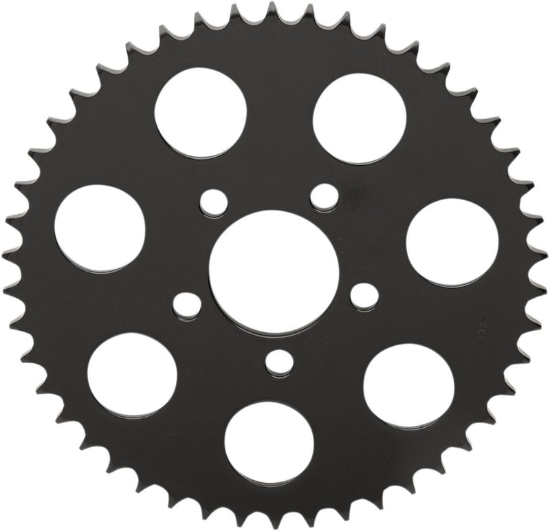 Drag Specialties Sprocket Rear Wheel 46T Flat Gloss Black - Part #12101843 - Hogparts UK