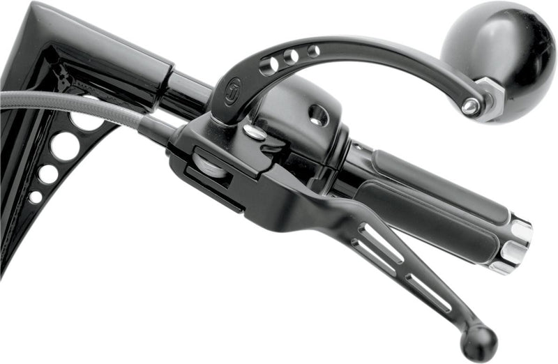 Drag Specialties Lever Set Slotted Wide Blade Black - Part #06100142 - Hogparts UK