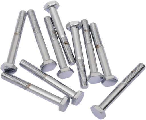 Drag Specialties Hex-Head Bolt 1/4-28X1.75 Chrome - Part #DS190632 - Hogparts UK
