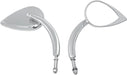 Drag Specialties Mirror Teardrop W/ Long Stem Chrome - Part #06400387 - Hogparts UK