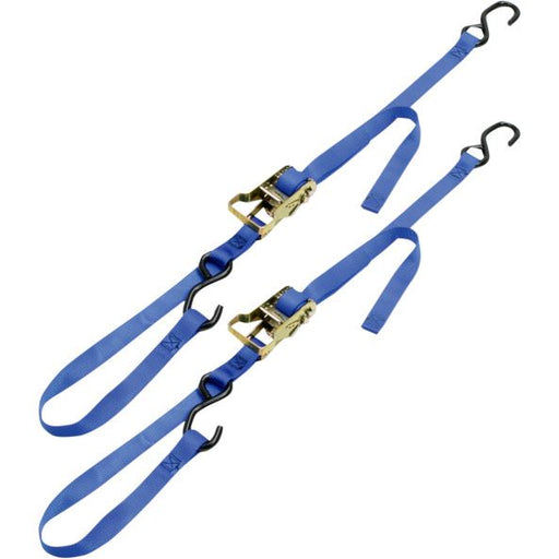 ANCRA INTEGRA RAT PAK RATCHET TIE DOWN 1" X 69" BLUE 2PK - 39200007 - Hogparts UK