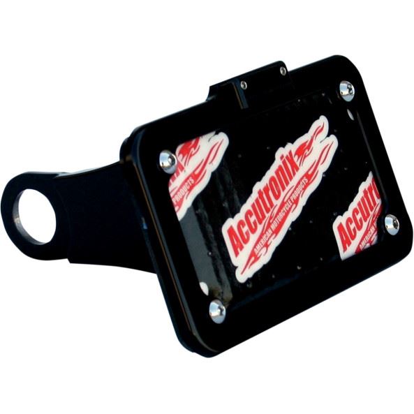 Accutronix  License Plate Side Mount Black Hd Sportster - Part #125298 - Hogparts UK