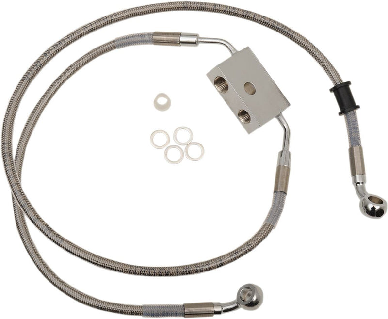 Drag Specialties Frt Brake Line Xl Ss +12 - Part #17415326 - Hogparts UK