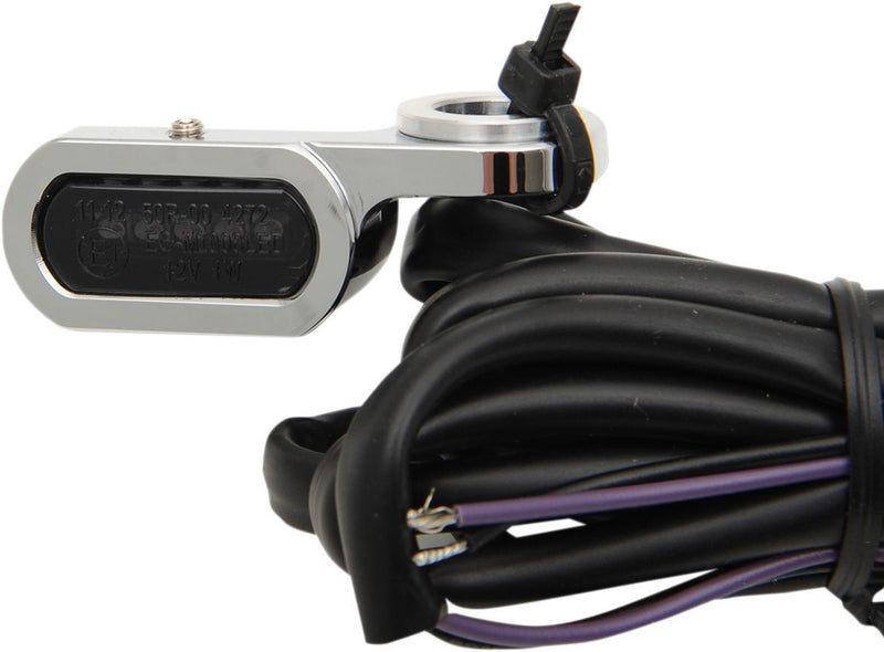 Drag Specialties Lights Marker Handlebar Chrome/Smoke Led - Part #20402129 - Hogparts UK