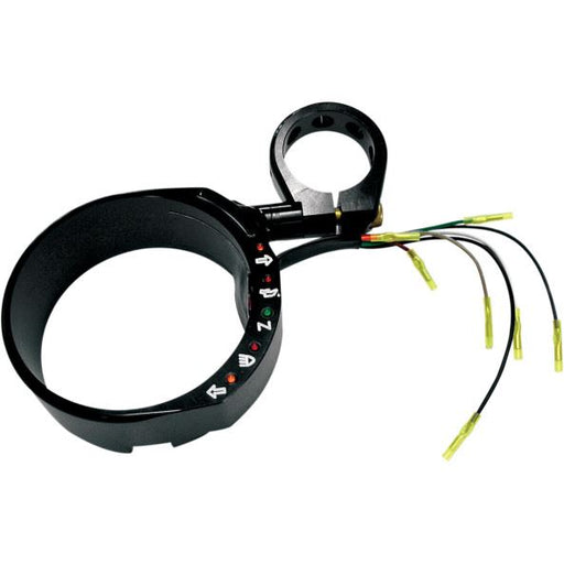 Joker Machine Speedometer Side Mount Assembly 39mm W/ Solid Clamp Black <br>Vendor Part # 10-300B - hogparts-uk.myshopify.com