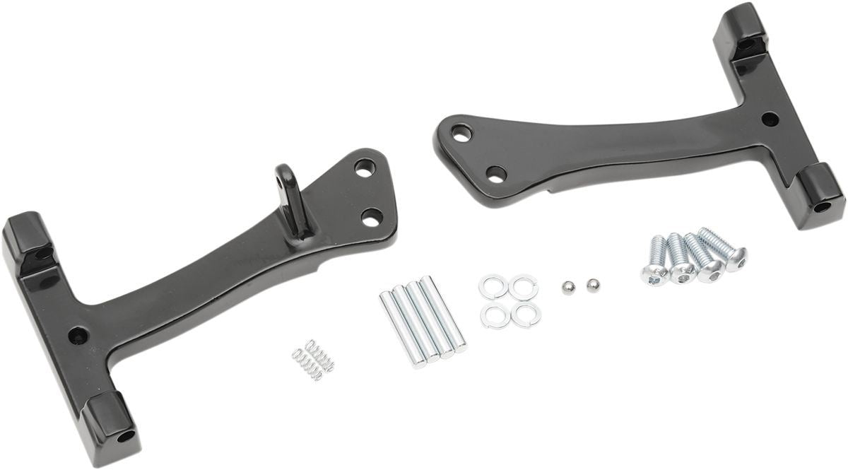 Drag Specialties Mount Kits Passenger Floorboard Black - Part #16210727 - Hogparts UK