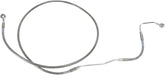 Drag Specialties Front Upper Brake Line Stainless Steel Extended 6" - Part #17412929 - Hogparts UK