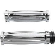 Accutronix  Grips Handlebar Diamond Fly-By-Wire Chrome - Part #105865 - Hogparts UK