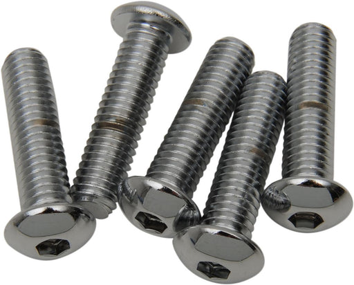 Drag Specialties Button-Head Bolt 3/8-16X1.25 Chrome - Part #DS192327 - Hogparts UK