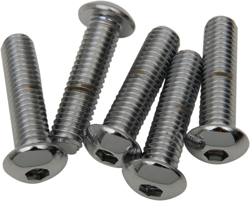 Drag Specialties Button-Head Bolt 3/8-16X1.25 Chrome - Part #DS192327 - Hogparts UK