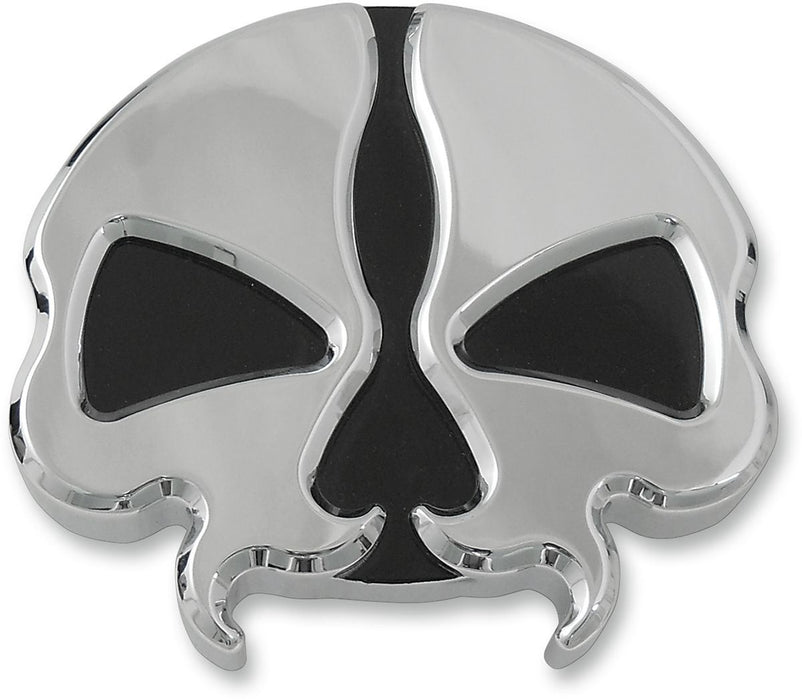Drag Specialties Gas Caps Split Skull Chrome - Part #07030785 - Hogparts UK