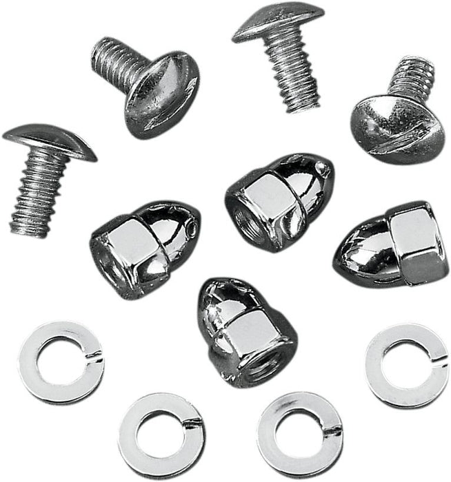 Drag Specialties License Plate Acorn Set - Part #DS190190 - Hogparts UK