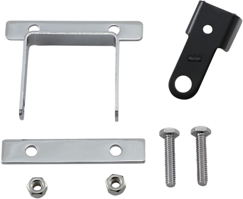 Drag Specialties Ignition Relocation Bracket Chrome - Part #DS390077 - Hogparts UK