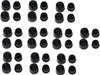 Drag Specialties Axle Caps Front Black - Part #24020162 - Hogparts UK