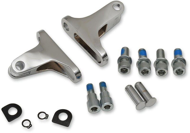 Drag Specialties Mount Kit Short Passenger Footpeg Chrome - Part #16210786 - Hogparts UK