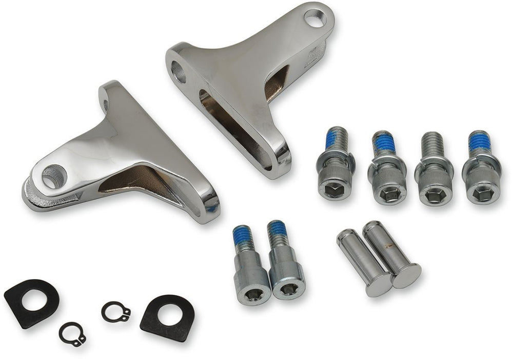 Drag Specialties Mount Kit Short Passenger Footpeg Chrome - Part #16210786 - Hogparts UK