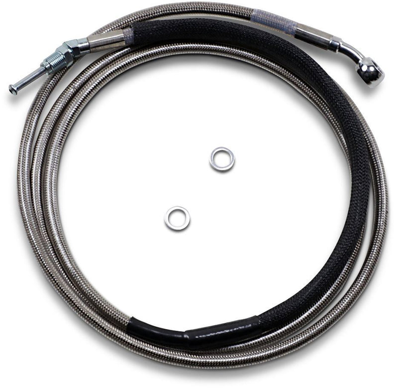 Drag Specialties Clutch Line Stainless Steel + 4" Hydraulic - Part #06610039 - Hogparts UK