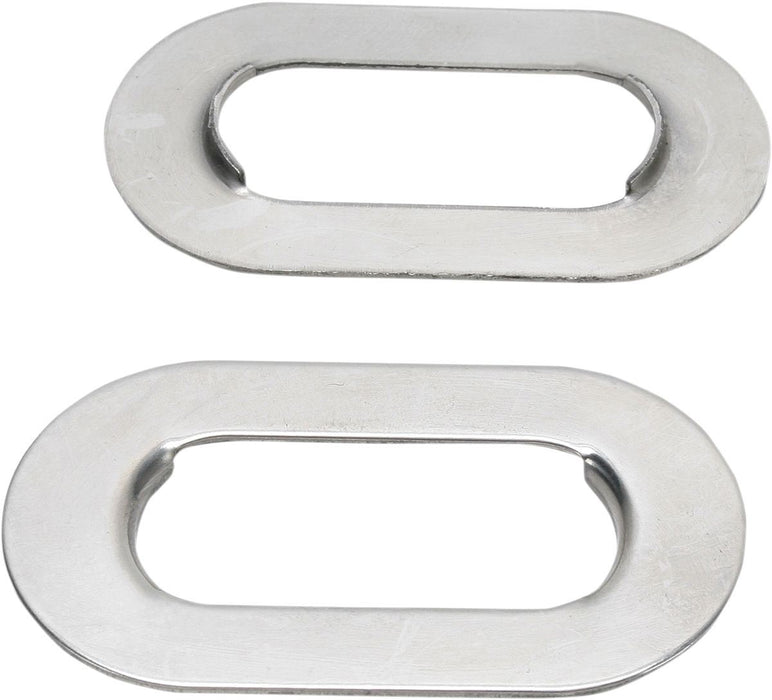 Drag Specialties Axle Adjuster Plates Stainless Steel - Part #DS222823 - Hogparts UK