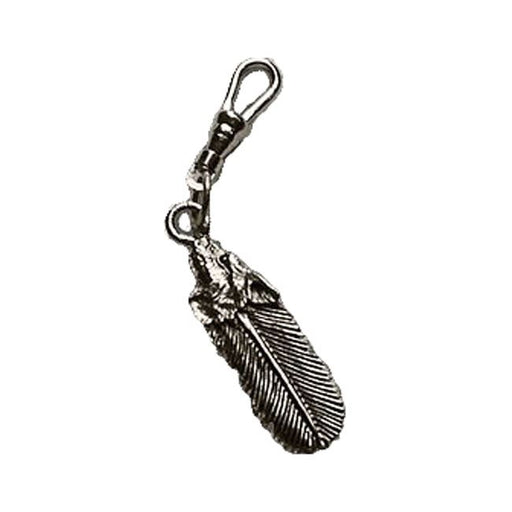 WOLF'S HEAD FEATHER ZIPPER PULL - <br><br>Part #550591 - hogparts-uk.myshopify.com