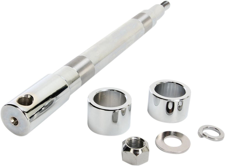 Drag Specialties Axle Kit Front Chrome 1" - Part #02140954 - Hogparts UK