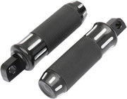 Drag Specialties Black/Clear Cuts Cobra Footpegs - Part #16201333 - Hogparts UK