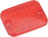 Drag Specialties Replacement Lens Mini-Rectangular Marker Light Red - Part #20400302 - Hogparts UK