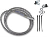 Drag Specialties Front Brake Line Stainless Steel Extended 10" - Part #17412674 - Hogparts UK