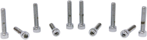 Drag Specialties Socket-Head Bolt 10-32X1 Knurled Chrome - Part #DS190599 - Hogparts UK
