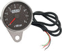 Drag Specialties 2.4" Tachometer 8000Rpm Led Chrome Black Face Red Needle - Part #22110031 - Hogparts UK