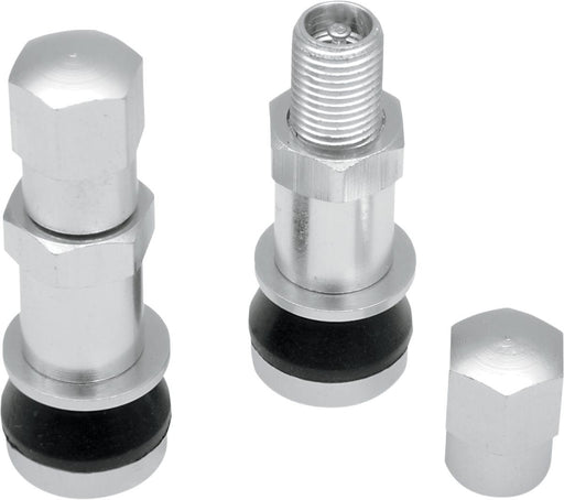 Drag Specialties Bolt-In Valve Stem 0.30" Chrome - Part #03600010 - Hogparts UK
