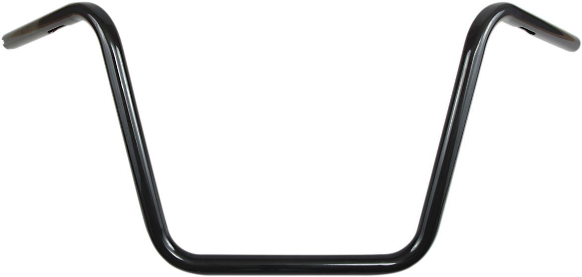 Drag Specialties Handlebar 1" High Buckhorn Black TBW - Part #06014189 - Hogparts UK