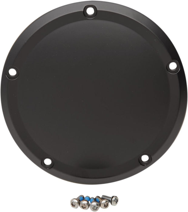 Drag Specialties Cover Derby 5-Hole Flat Black - Part #11070557 - Hogparts UK