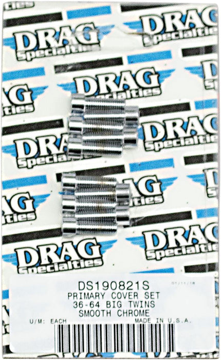 Chrome Socket-Head Cam/Primary Cover Bolt Set - Part #DS190821S - Hogparts UK