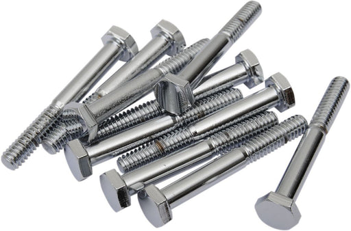 Drag Specialties Hex-Head Bolt 1/4-20X2 Chrome - Part #DS190608 - Hogparts UK