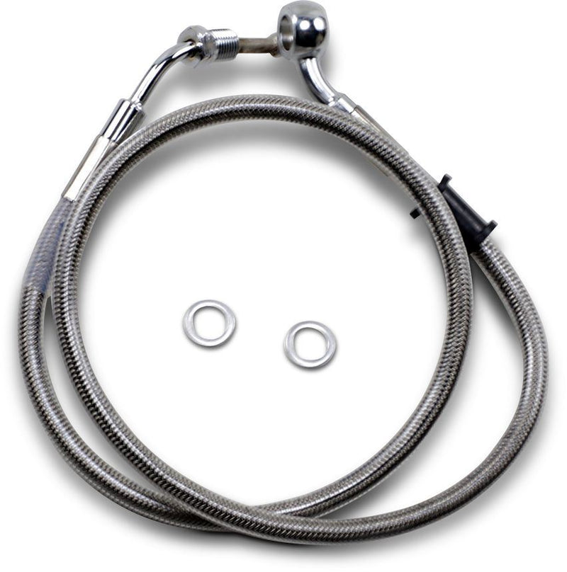 Drag Specialties Frt Brake Line Xl Ss +8 - Part #17415278 - Hogparts UK