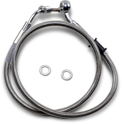 Drag Specialties Frt Brake Line Xl Ss +8 - Part #17415278 - Hogparts UK
