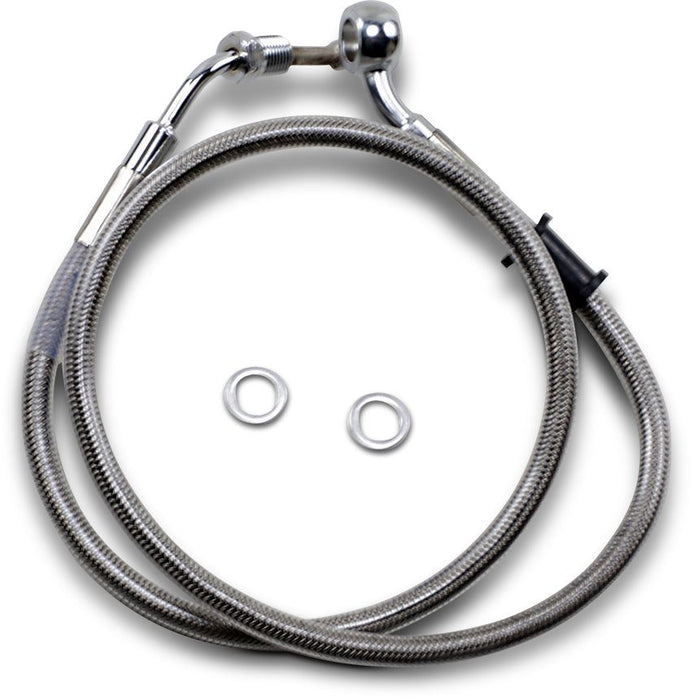 Drag Specialties Frt Brake Line Xl Ss +8 - Part #17415278 - Hogparts UK